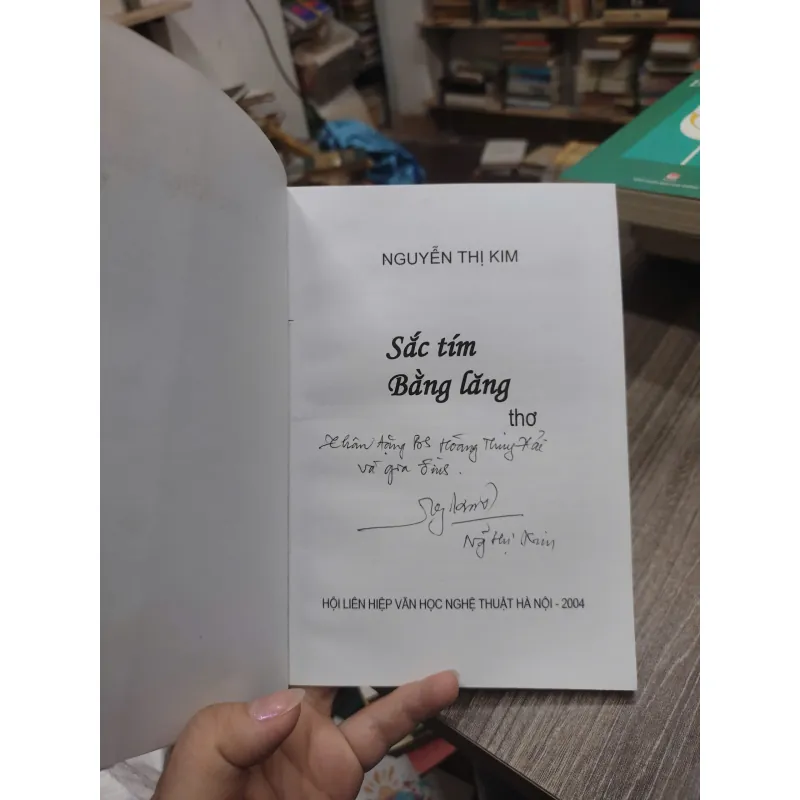 Sách: Sắc tím Bằng Lăng - tập thơ (B1) Tác giả: Nguyễn Thị Kim 696639