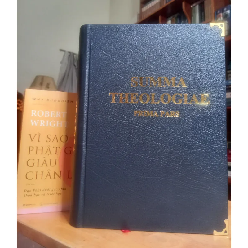 Tổng luận thần học thánh TOMA AQUINO ( Bộ 4 cuốn bìa da , 4 tiếng  Anh–Việt–Latinh–Pháp ) 931664