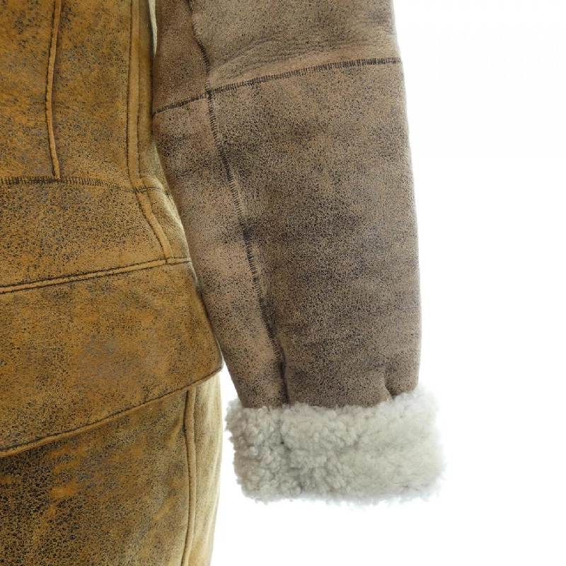 【Mã giảm giá】Áo khoác lông cừu MM6 642811