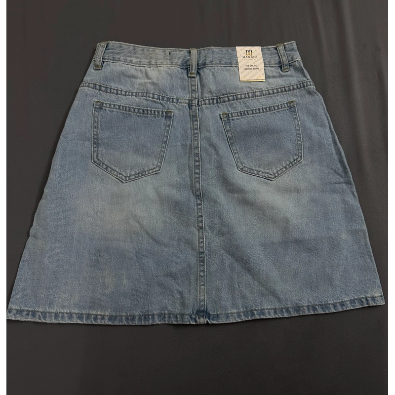 Váy jean VNXK new thanh lý eo 69cm không co giãn 549506