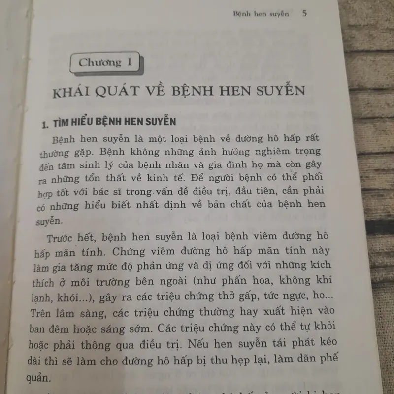 Tìm hiểu về bệnh Hen Suyễn. Thời Quốc Triều. Saigonbook dịch 694036