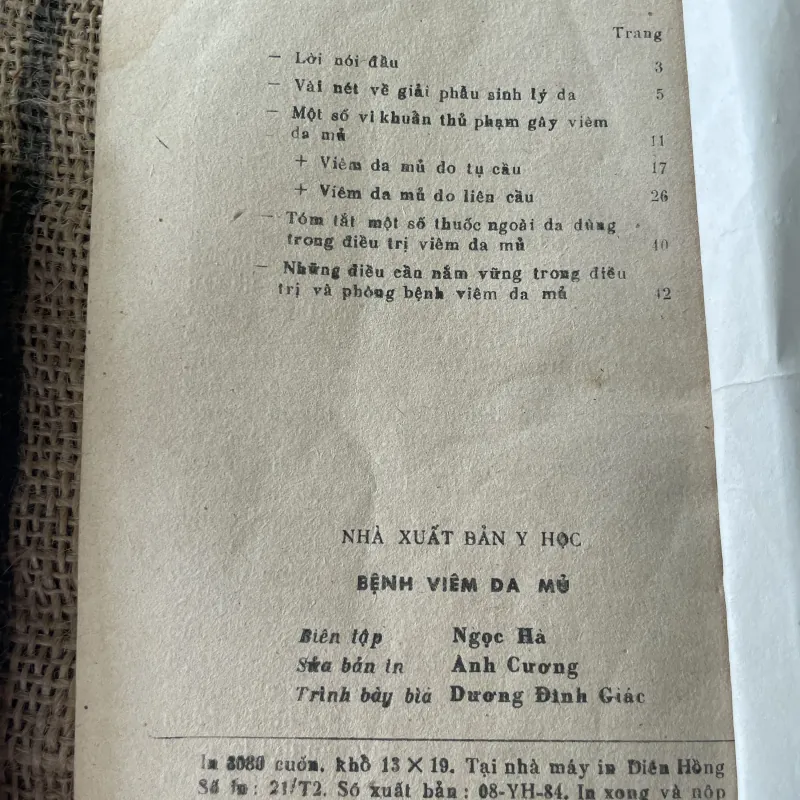 Bệnh viêm da mủ- NGUYỄN XUÂN HIỀN - NGUYỄN CẢNH CẦU 1020279
