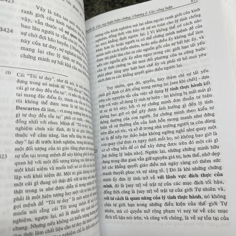 Phê phán lý tính thuần tuý Immanuel Kant bộ 2 tập 752551
