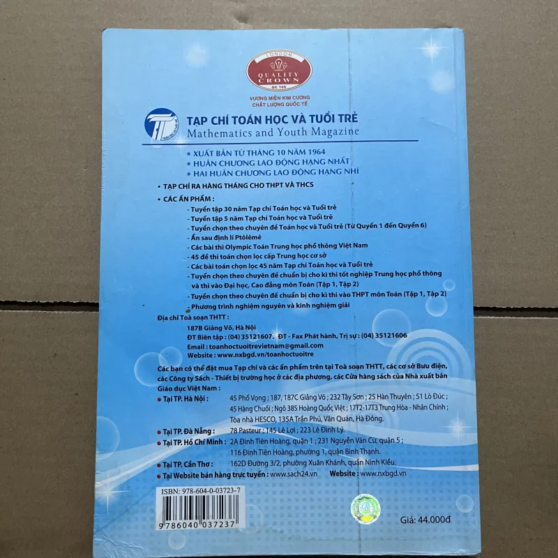 Tuyển chọn theo chuyên đề môn Toán  977924