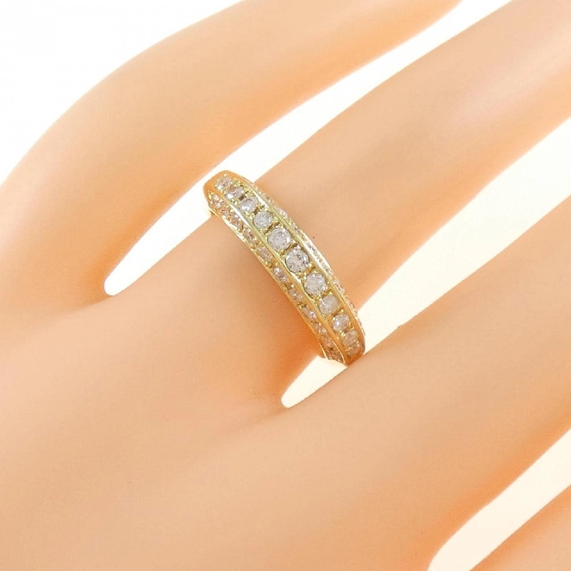 Nhẫn kim cương K18YG 0.50CT 670856