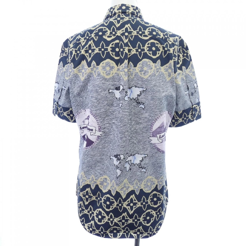 Áo sơ mi ngắn tay LOUIS VUITTON LV WAX - Hàng hiệu Authentic 895795