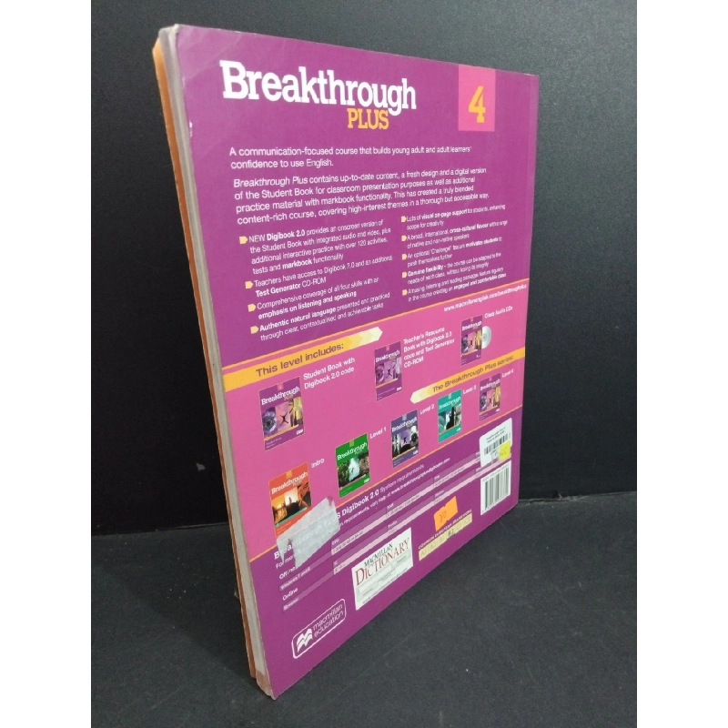 Breakthrough plus Student Book 4 with Digibook 2.0 mới 80% bẩn bìa, ố nhẹ HCM2811 Miles Craven HỌC NGOẠI NGỮ 918086