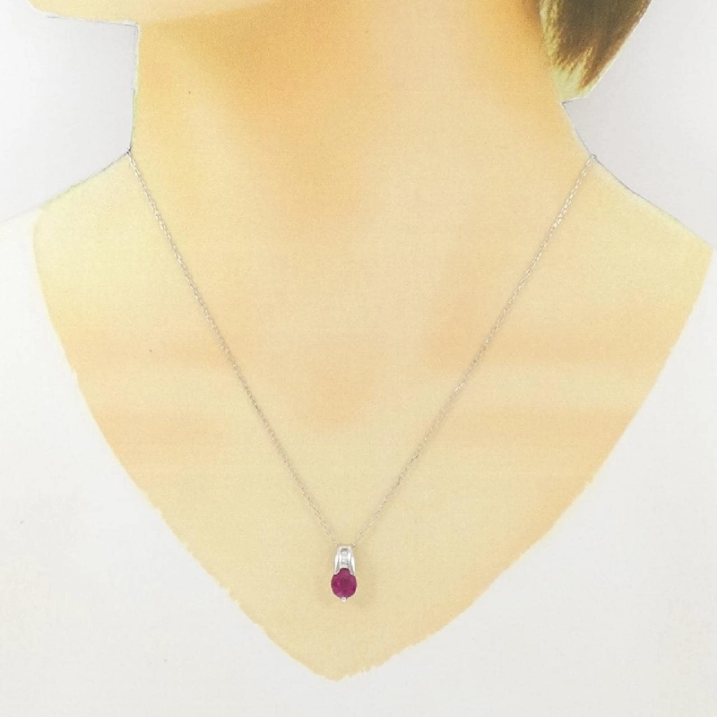 Dây chuyền ruby PT900/PT850 1.28CT - Hàng hiệu Chính hãng 860467
