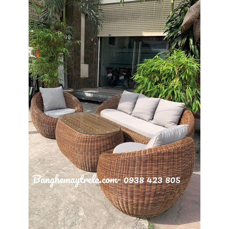 Sofa sò mây nhựa giá rẻ 472546