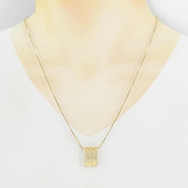 K18YG Rose Diamond Necklace 0.26CT - Hàng hiệu Authentic 849027