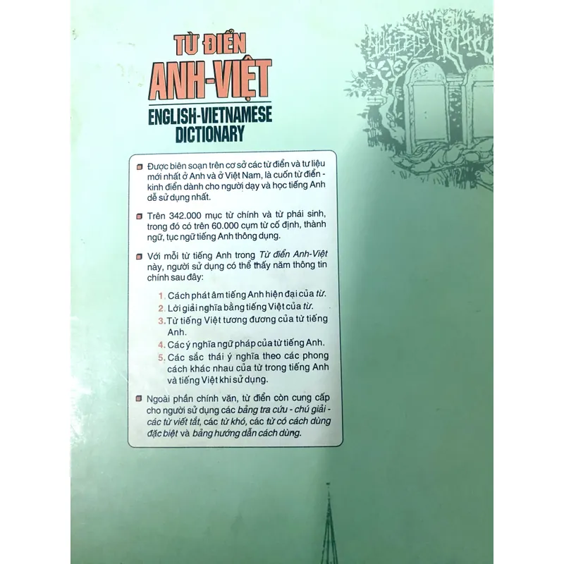 Từ Điển Anh Việt - Viện ngôn ngữ học - trên 342.000 mục từ chính 736980