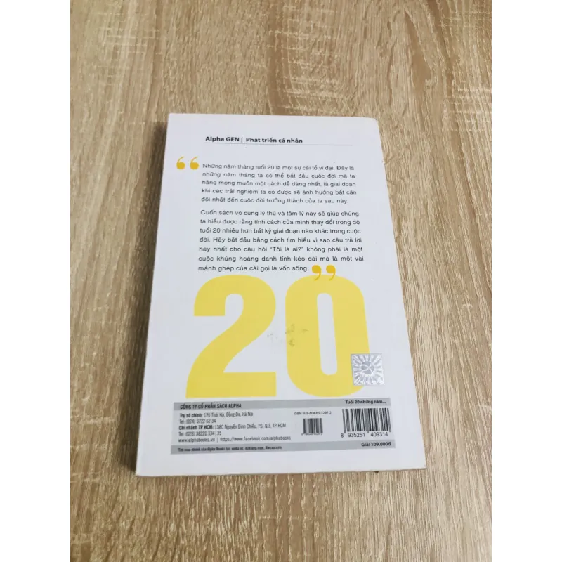 TUỔI 20 NHỮNG NĂM THÁNG QUYẾT ĐỊNH CUỘC ĐỜI BẠN 1003974