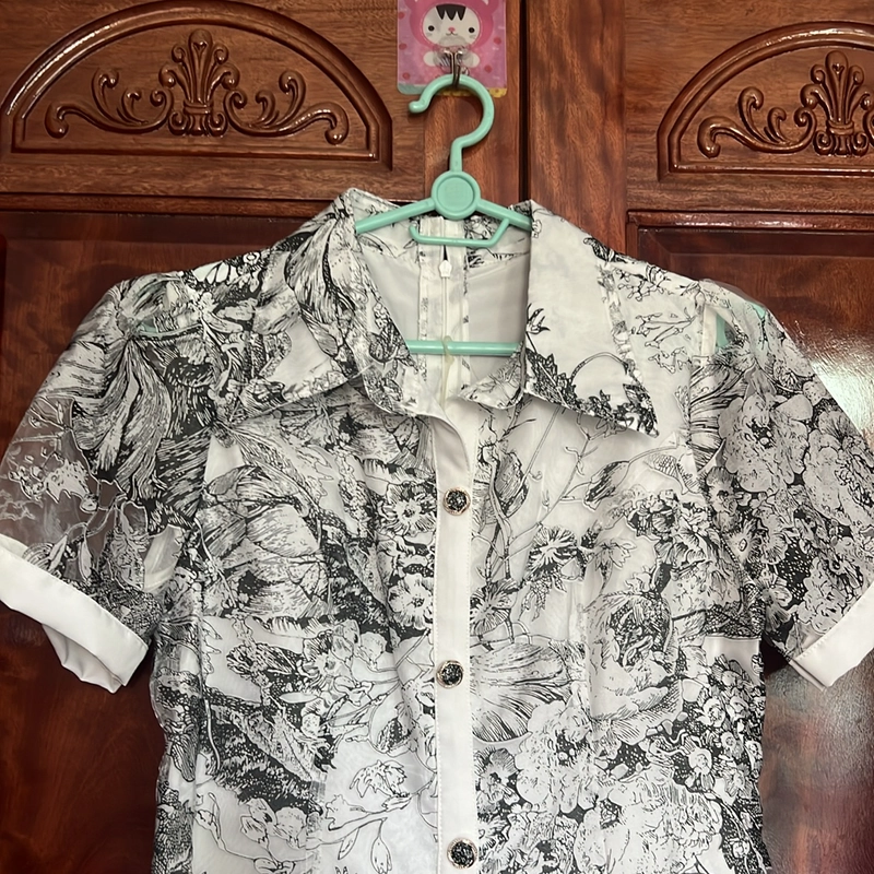 Đầm hoa đen  522350