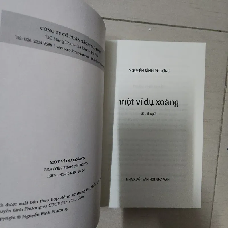 Sách Một ví dụ xoàng 716884