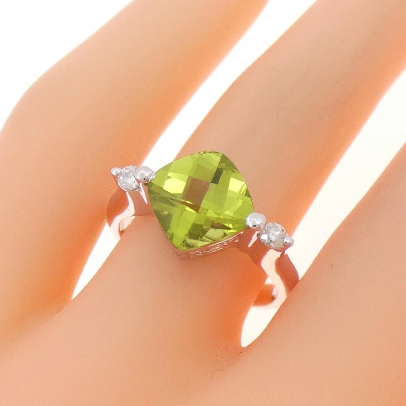 Nhẫn Peridot K14WG 669655