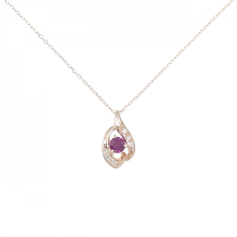 K10PG Garnet Necklace - Hàng hiệu Authentic 860965