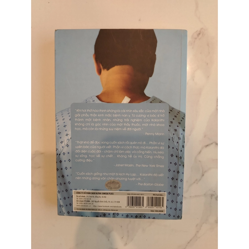Khi hơi thở hóa thinh không - Paul Kilanithi 518256