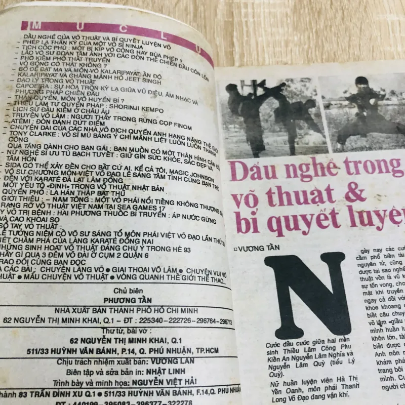 SỔ TAY VÕ THUẬT- CÁC MÔN VÕ BÍ TRUYỀN TRÊN THẾ GIỚI 544385