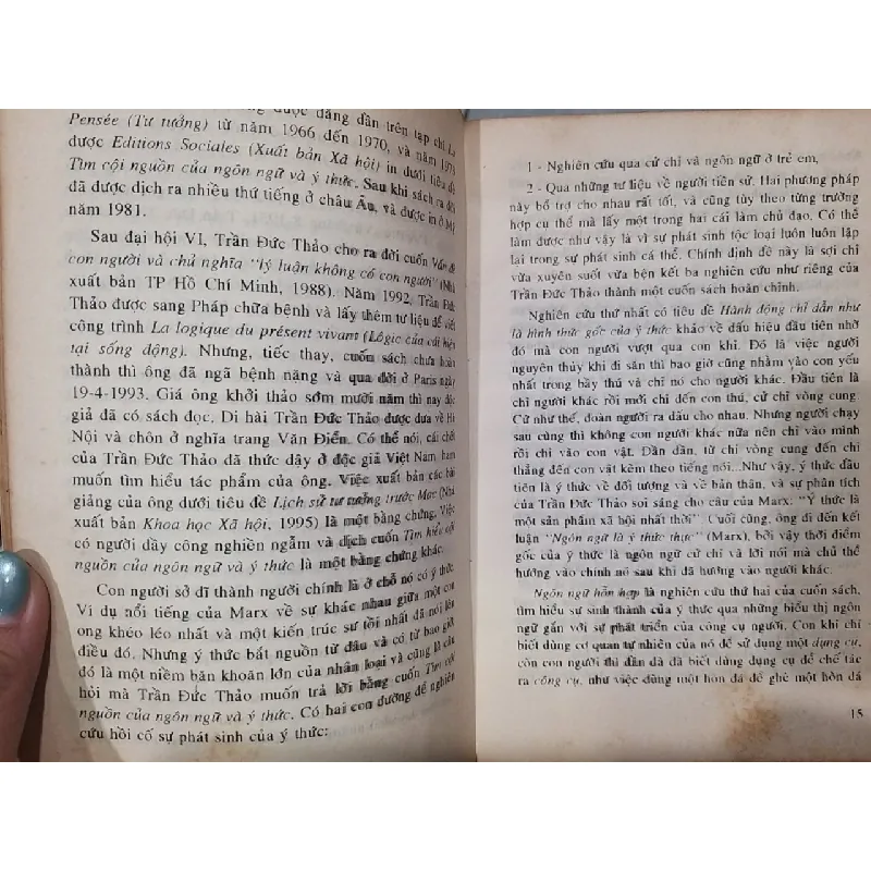 Tìm cội nguồn ngôn ngữ và ý thức - Trần Đức Thảo 713299