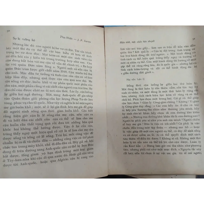 HIỆN SINH MỘT NHÂN BẢN THUYẾT - THỤ NHÂN dịch 719267