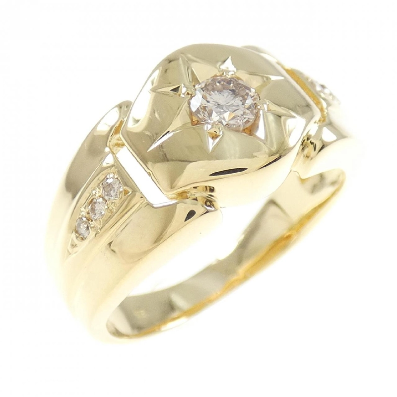 Nhẫn kim cương K18YG 667227