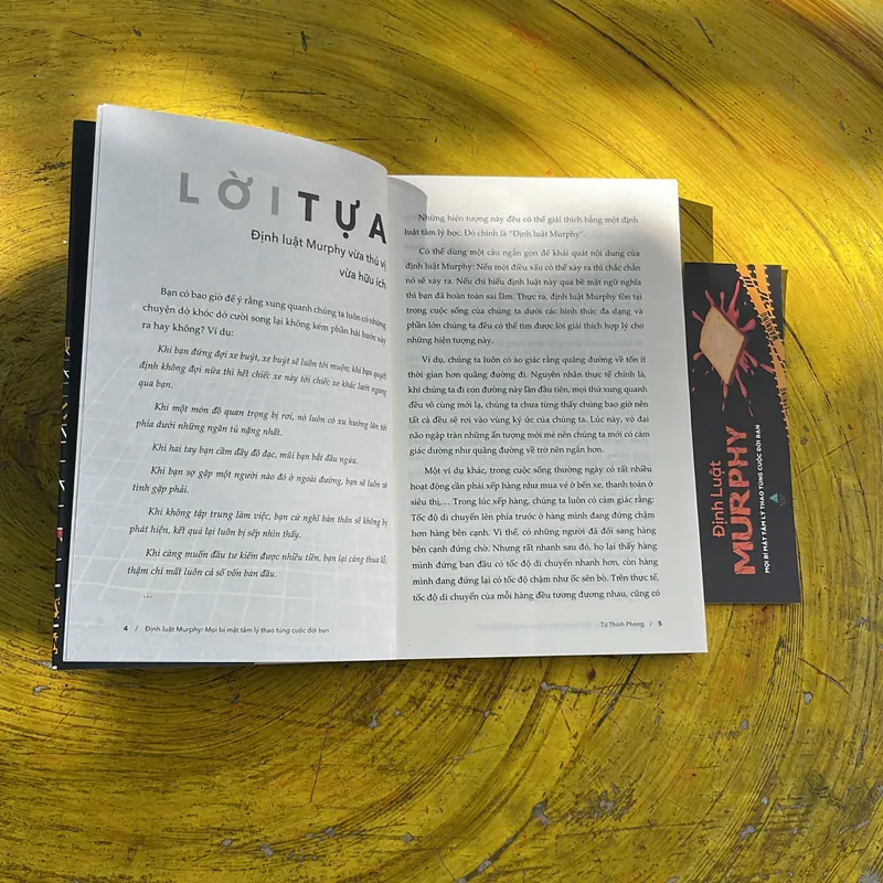 ĐỊNH LUẬT MURPHY MỌI BÍ MẬT TÂM LÝ THAO TÚNG CUỘC ĐỜI BẠN- TỪ THÍNH PHÒNG- hà dung dịch 673729