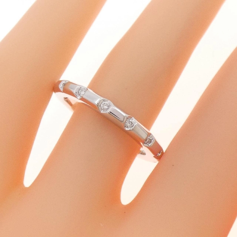 Nhẫn kim cương K18WG 0.13CT 666934