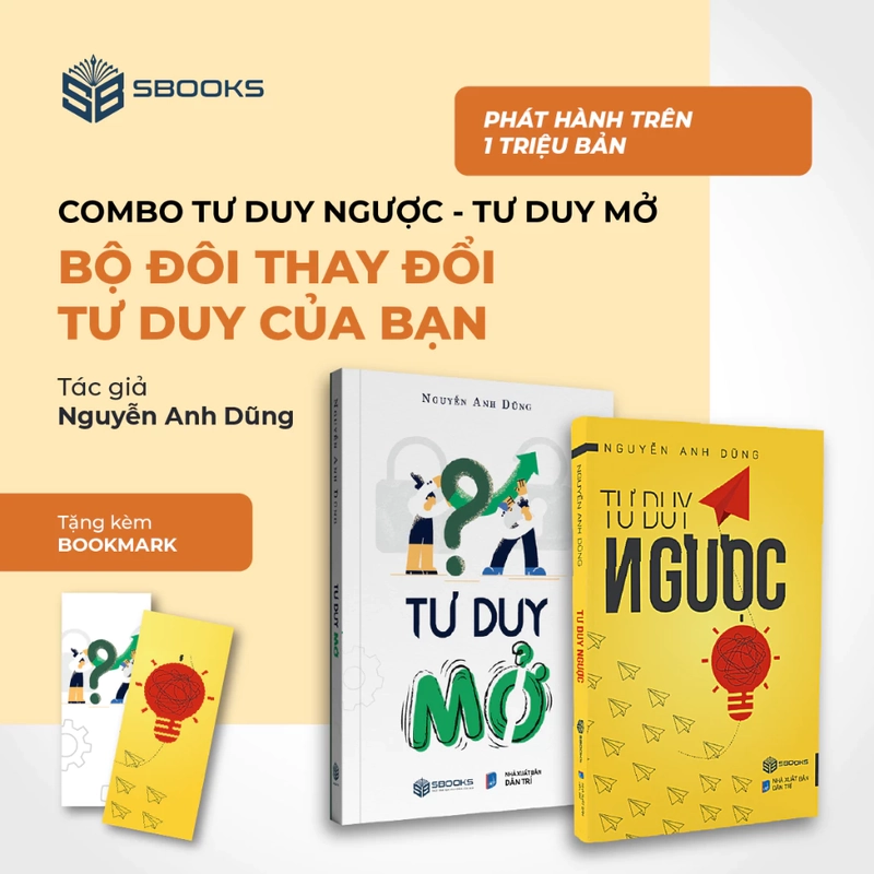 Sách - Combo 2 cuốn Tư Duy Ngược + Tư Duy Mở - Nguyễn Anh Dũng 446228