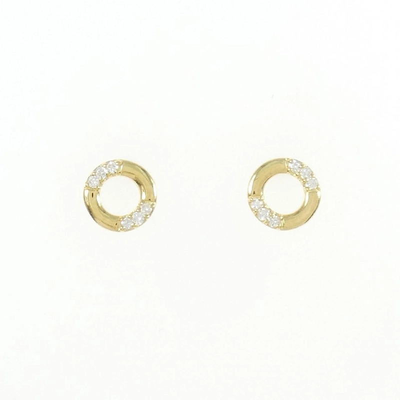 K18YG Bông tai kim cương 0.08CT - Hàng hiệu Chính hãng 872017