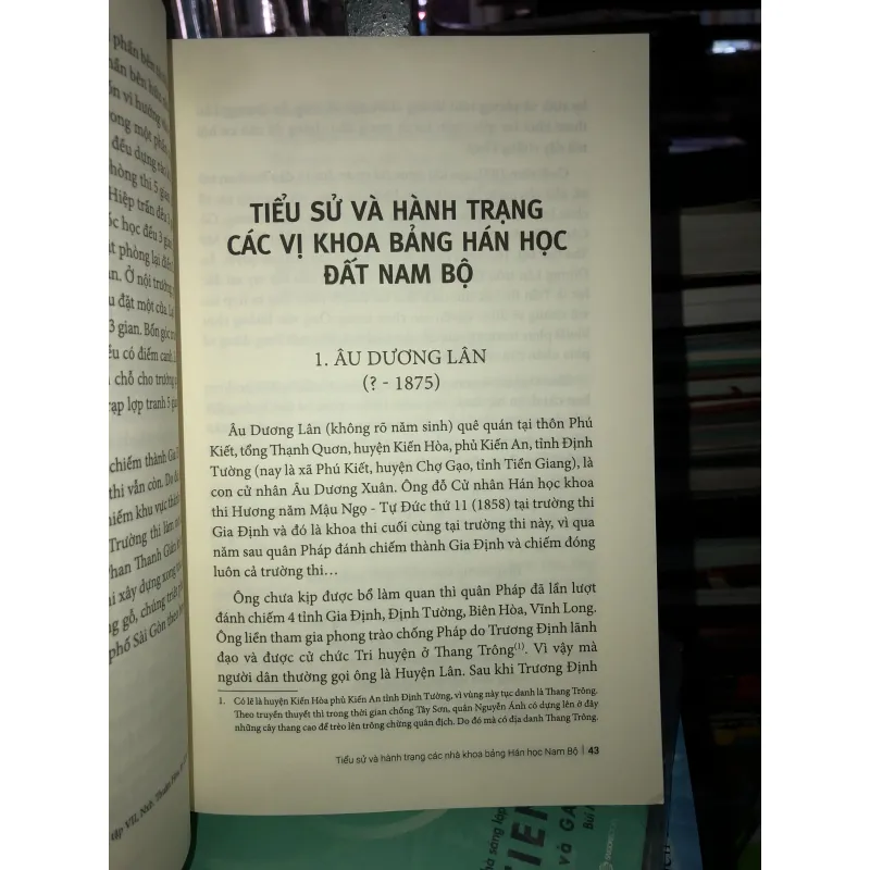 Tiểu sử và hành trang các nhà khoa bảng Hán học Nam Bộ - Nguyễn Đình Tư 746314