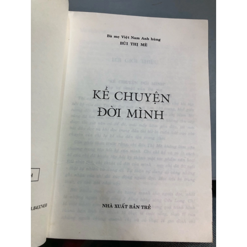 KỂ CHUYỆN ĐỜI MÌNH - Bùi Thị Mè  442537