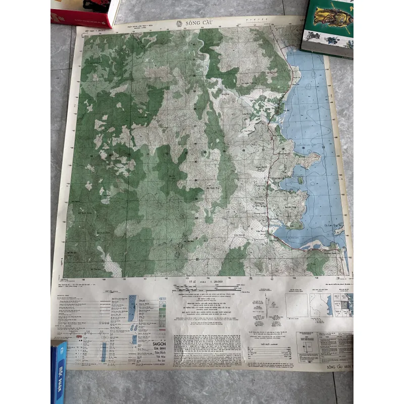 Bản đồ Huyện Sông Cầu Tỉnh Phú Yên 1970 758855