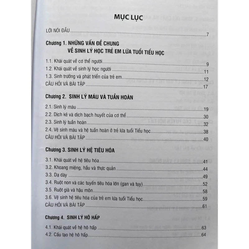 GIÁO TRÌNH SINH LÝ HỌC TRẺ EM LỨA TUỔI TIỂU HỌC 759127