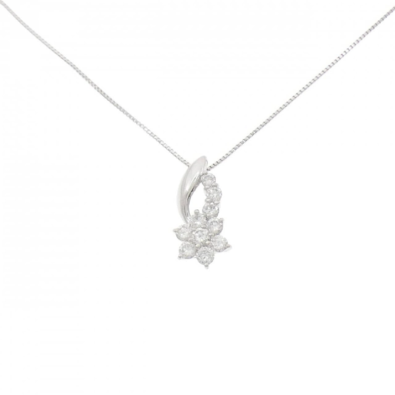 Dây chuyền kim cương hoa PT900 0.54CT - Hàng hiệu Authentic 856104