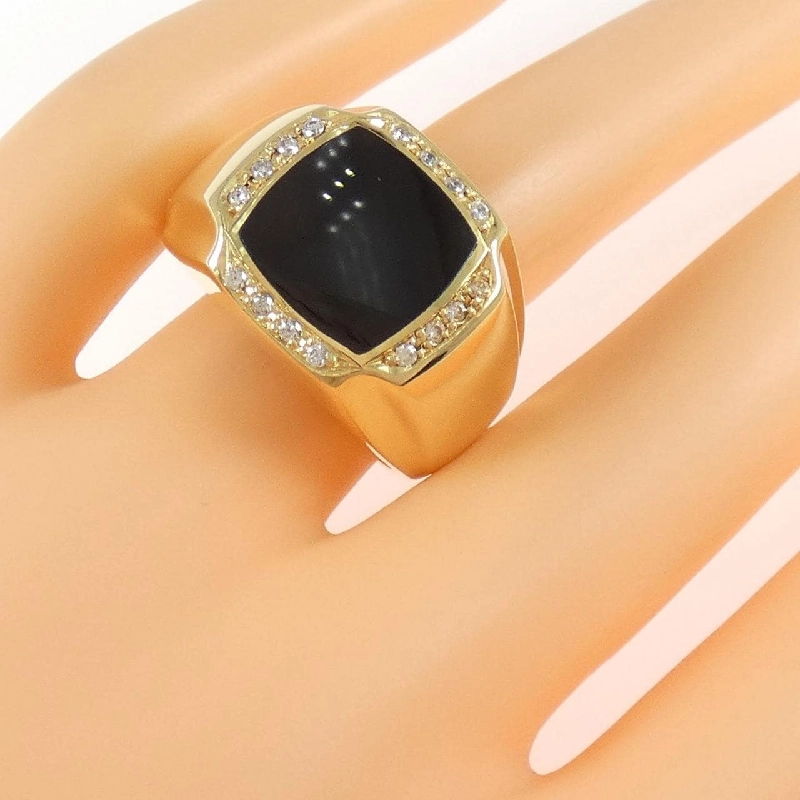 Nhẫn Onyx K18YG - Hàng hiệu Chính hãng 848279