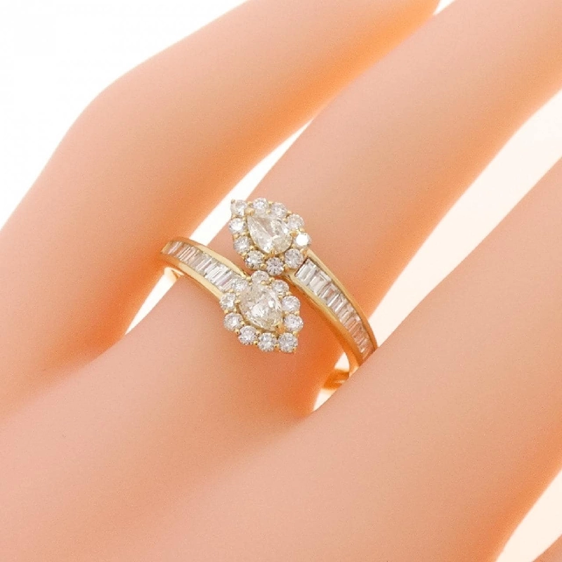 【Sản phẩm mới】Nhẫn kim cương K18YG 0.80CT 671477