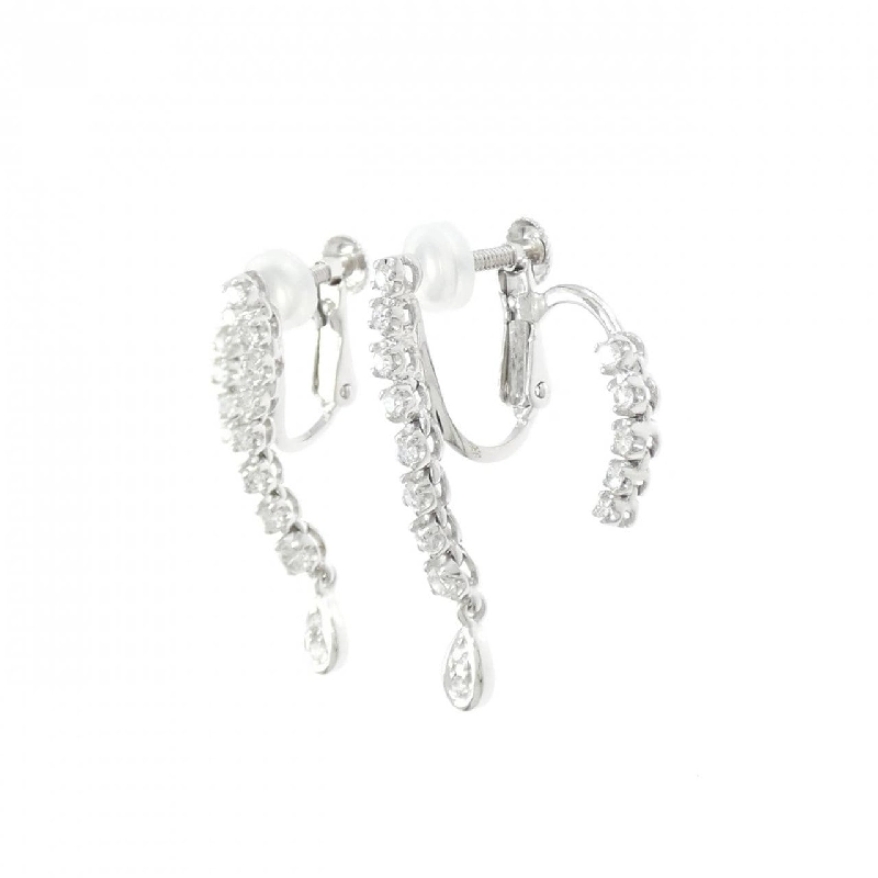 K18WG Bông tai kim cương 0.58CT - Hàng hiệu Chính hãng 877991