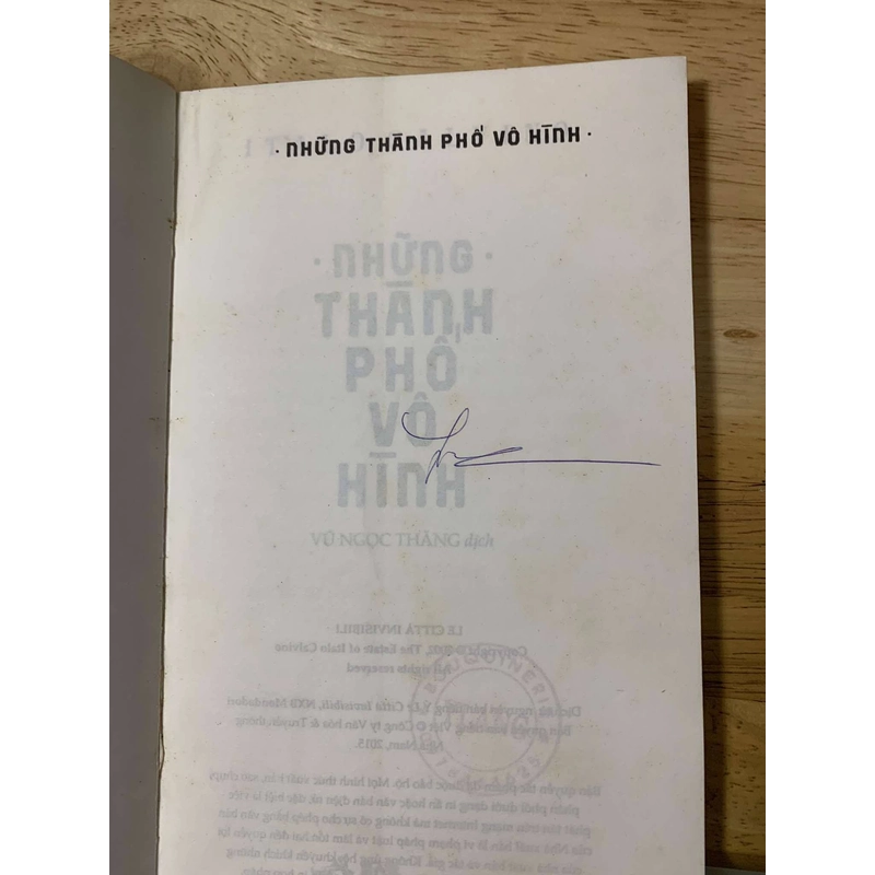 Những Thành Phố Vô Hình - Italo Calvino 542024