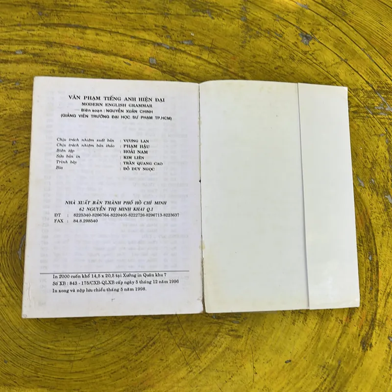 VĂN PHẠM TIẾNG ANH HIỆN ĐẠI - MODERN ENGLISH GRAMMAR- NGUYỄN XUÂN CHINH 737063