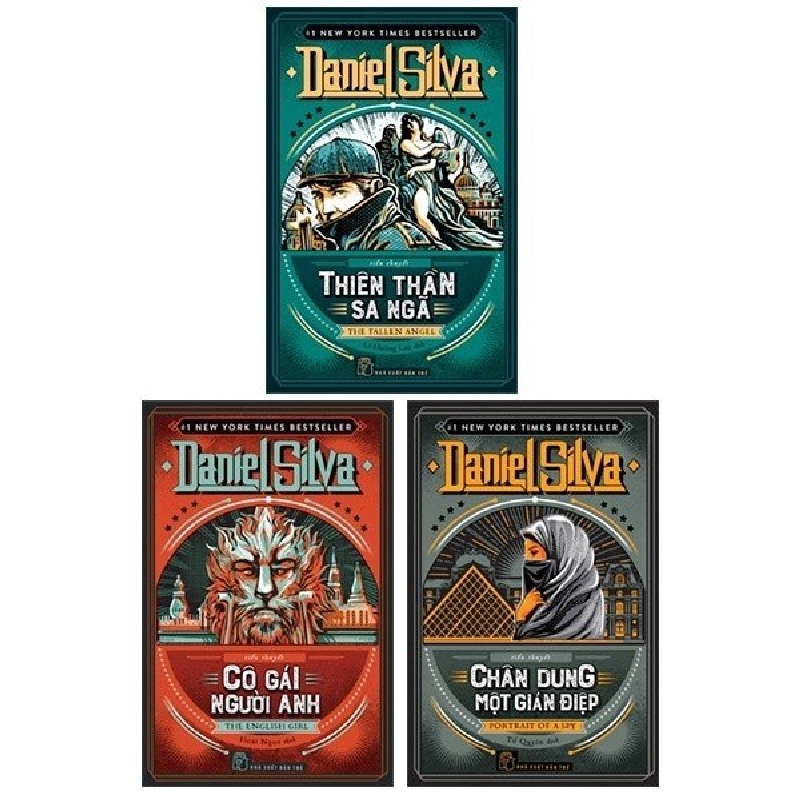 Combo Thiên Thần Sa Ngã + Cô Gái Người Anh + Chân Dung Một Gián Điệp (Bộ 3 Cuốn) - Daniel Silva HCM.PO 348825