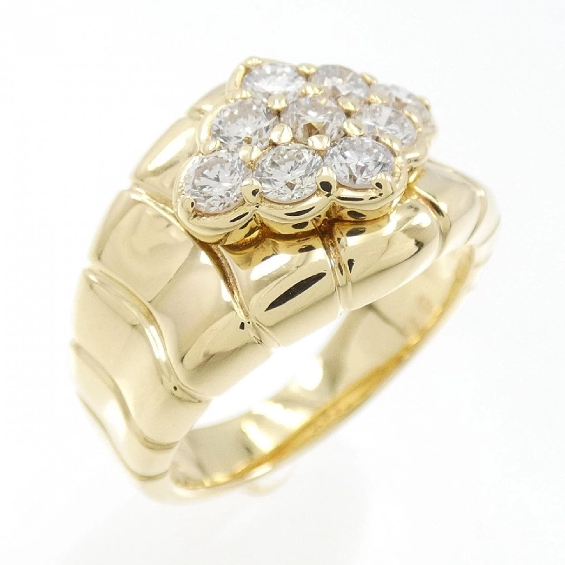 Nhẫn kim cương 750YG 0.71CT 673318