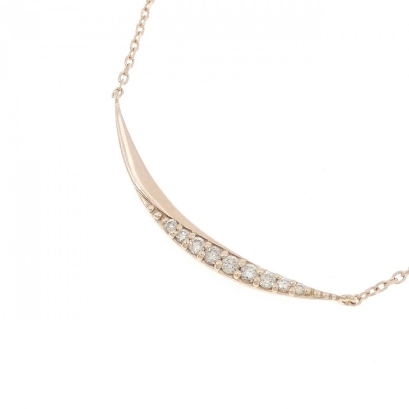 K18PG Dây chuyền kim cương - Hàng hiệu Chính hãng 858386