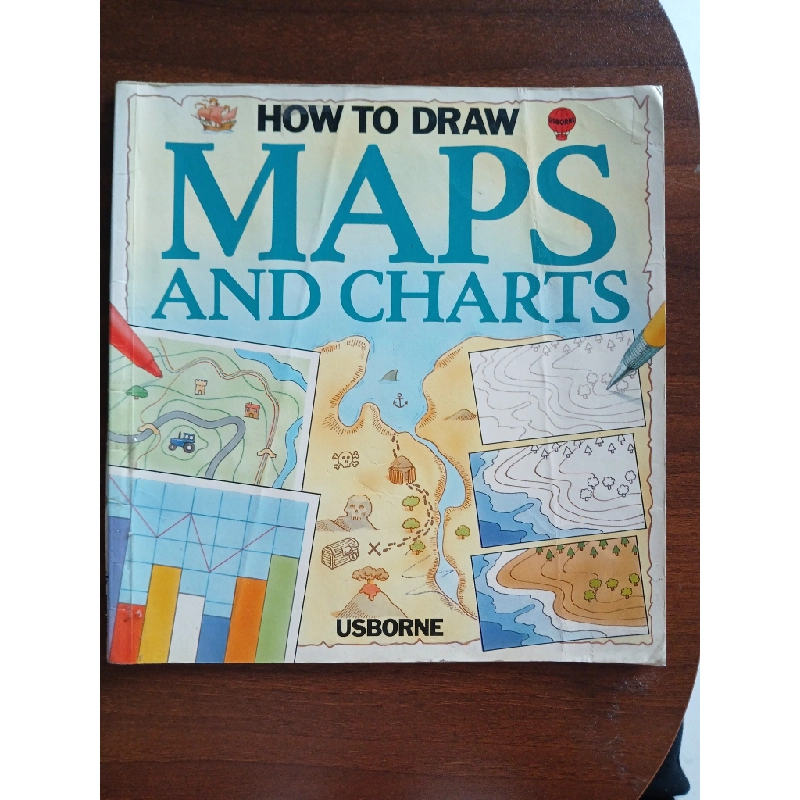 How to Draw Maps and Charts - Published by Usborne 543811