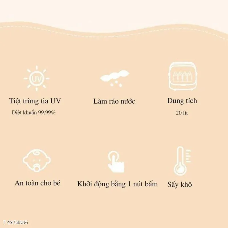 MÁY TIỆT TRÙNG VÀ SẤY KHÔ BÌNH SỮA UV MOREFAST DUNG TÍCH LỚN, TIỆT TRÙNG  1029839