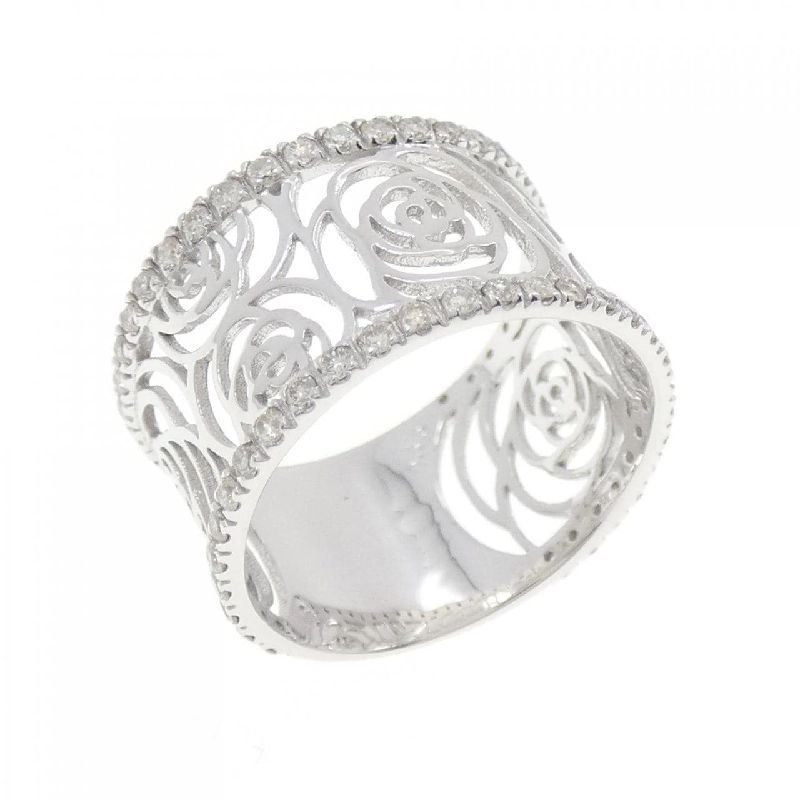 Nhẫn kim cương K10WG hồng 0.45CT 672775