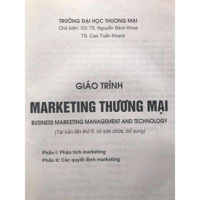 GIÁO TRÌNH MARKETING THƯƠNG MẠI 488316