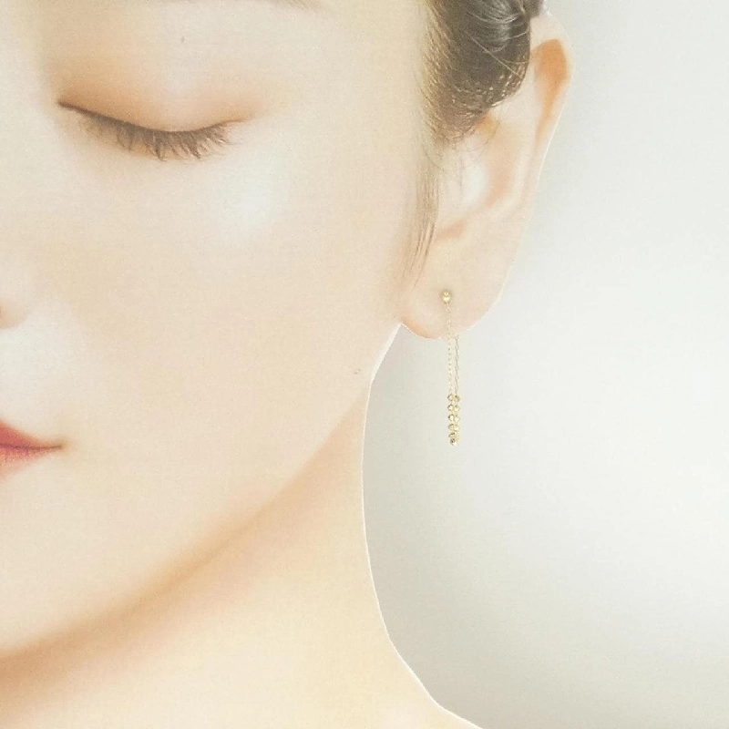 K18YG Bông tai một bên - Hàng hiệu Chính hãng 866602