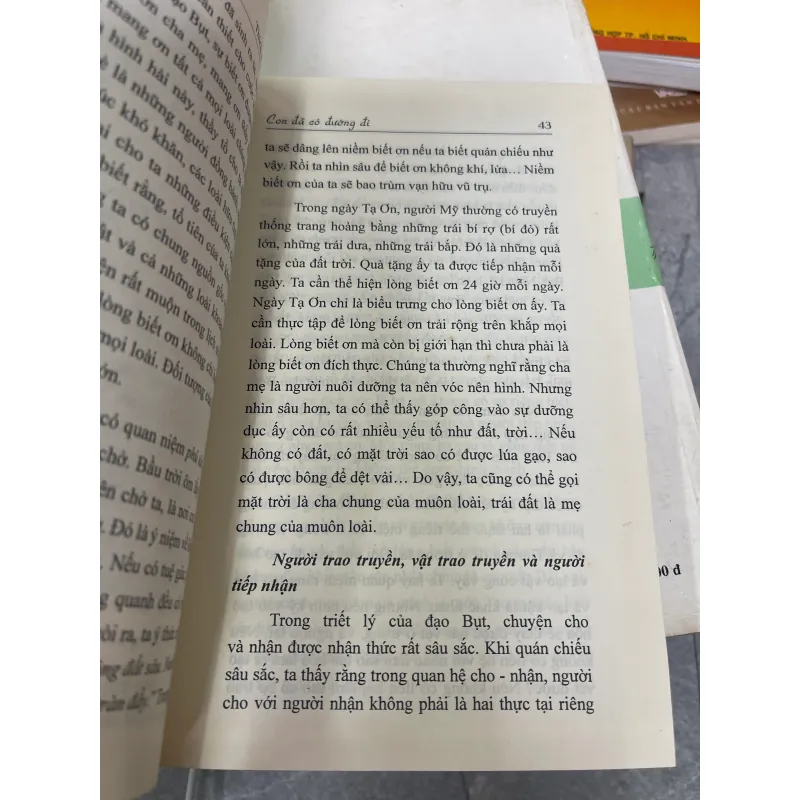 CON ĐÃ CÓ ĐƯỜNG ĐI - THÍCH NHẤT HẠNH  1024862