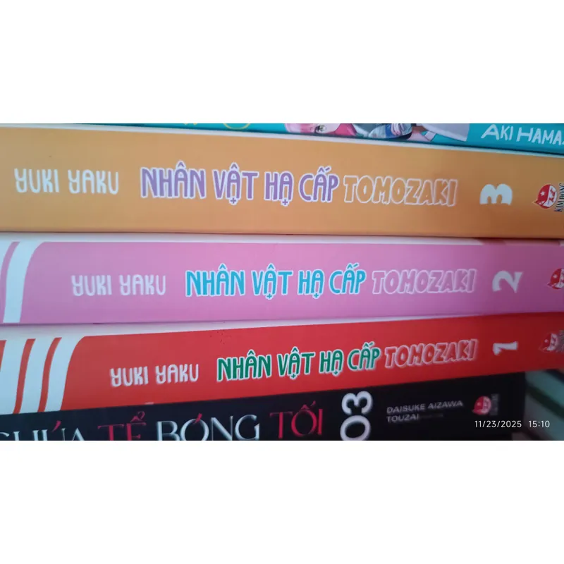 Nhân Vật Hạ Cấp Tomozaki tập 1 2 3 light novel 705277