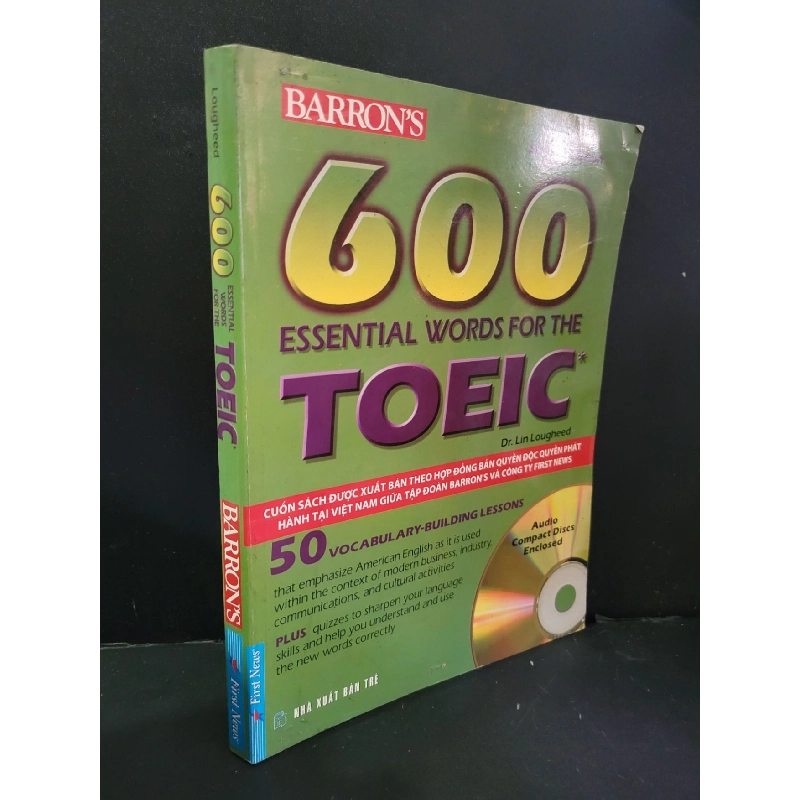 600 Essential words for the toeic second edition mới 80% bẩn bìa, ố nhẹ, có chữ ký 2007 Dr. Lin Lougheed HCM3004 HỌC NGOẠI NGỮ 918679